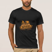 Fees on Wheels Bear Chase Cyclist Tシャツ (正面)