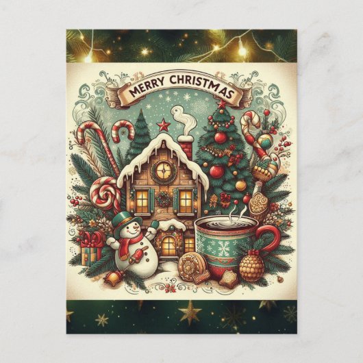 Feestdagen briefkaart シーズンポストカード (正面)