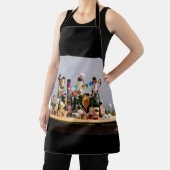 Feestende fubby's de van een feestje houden, gefel エプロン (インサイチュ)