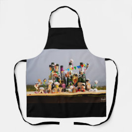 Feestende fubby's de van een feestje houden, gefel エプロン