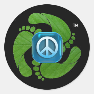 feetpeace™ラウンドステッカー ラウンドシール