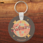Fehmarn deutsche Ostseeinsel retro キーホルダー (正面)
