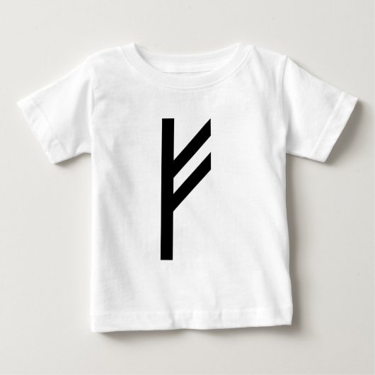 FEHUのRUNE ベビーTシャツ (正面)