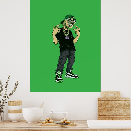 Feid Ferxxo ポスター (キッチン)