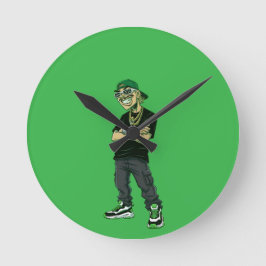 Feid Ferxxo ラウンド壁時計