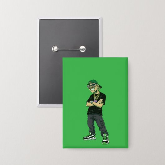 Feid Ferxxo 缶バッジ (正面/裏面)