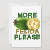 FEIJOA FRUIT ! CUTE GIFT FOR RARELY FRUIT LOVERS E 招待状 (正面)
