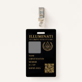 Feiler & Rothschild lluminati Diplomatic Identity バッジ (正面クリップ)