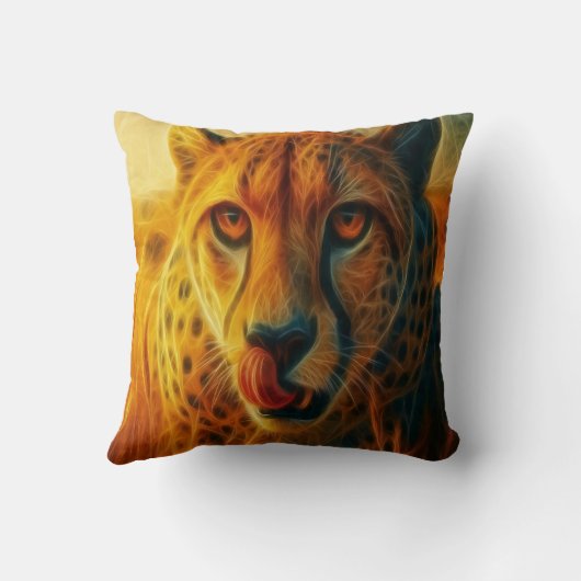 Feisty Cheetah クッション (裏面)