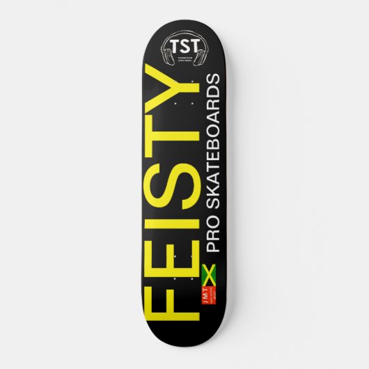 FEISTY SKATEBOARDS / JMT USA スケートボード (正面)