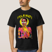 Fela Kuti Afrobeat T-Shirt, Pan-African legend tee Tシャツ (正面)