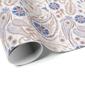 Feld Blume Paisley Muster ラッピングペーパー (ロールコーナー)