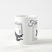 Feldenkraisは私を黒いマグ|及び白動かします コーヒーマグカップ (中央)