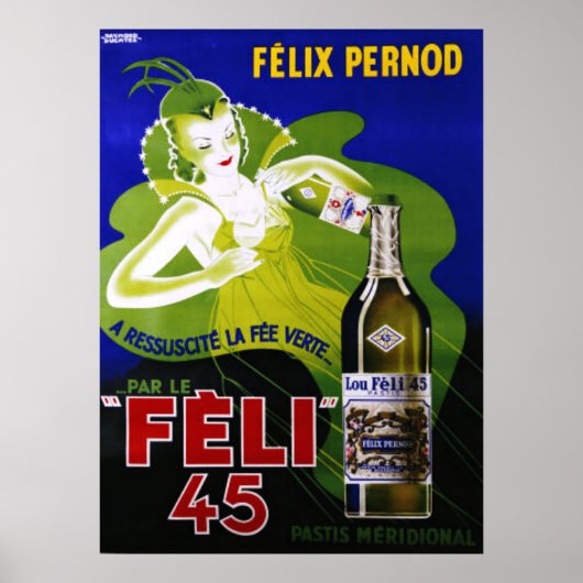 FELI 45 ABSINTHEポスター ポスター (正面)