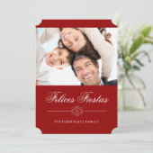 Felices Fiestasフォトカード 招待状 (スタンド正面)