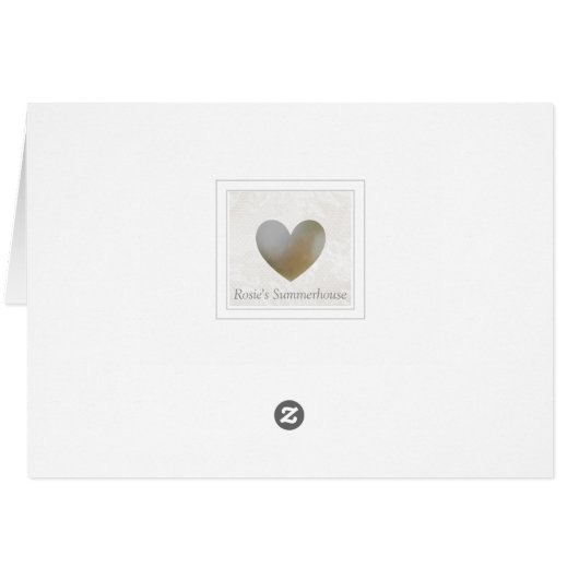 felicidades en su boda tarjeta de matrimonio (裏面横)