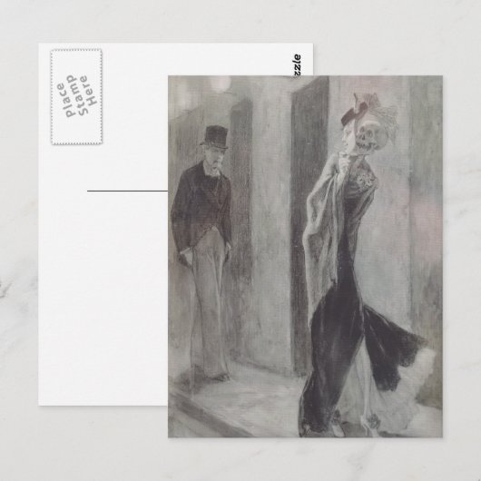 Felicien Rops – 人間の恩赦 ポストカード (正面/裏面)
