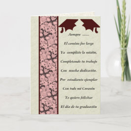 Felicitacion de Graduacion カード