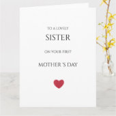 felicitacion dia de la madre para hermana カード (黄色い花)