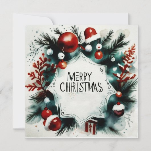 Felicitación navideña (postal). カード (正面)