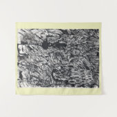 Felicityからの追放、インクスケッチ タペストリー (正面(横))