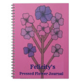 Felicity's Pressed Flower Journal ノートブック (正面)