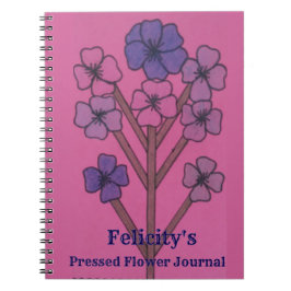 Felicity's Pressed Flower Journal ノートブック
