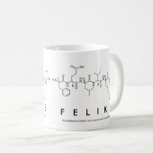 Feliksペプチド名mag コーヒーマグカップ (正面右)
