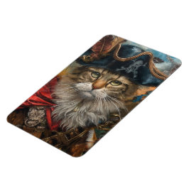 Feline Buccaneer – フレキシブルフォトマグネット マグネット