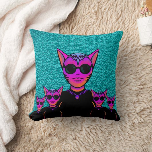 Feline character クッション (ブランケット)