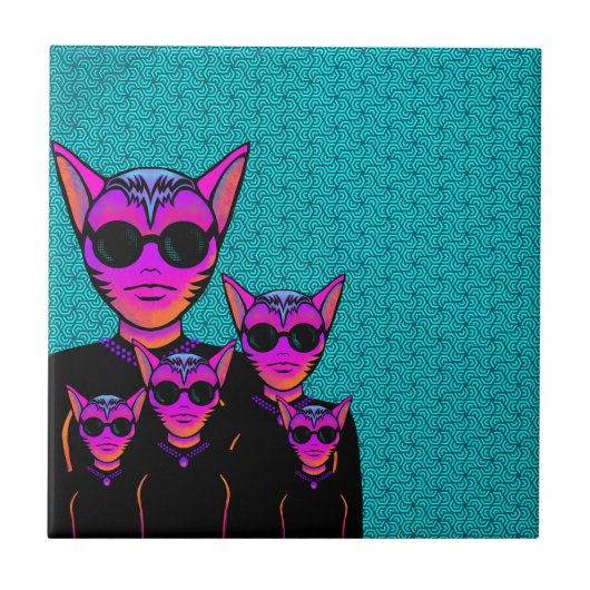 Feline character タイル (正面)