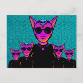 Feline character ポストカード (正面)