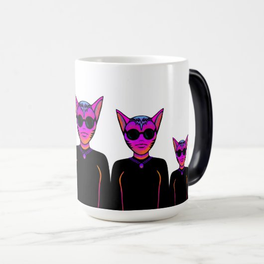 Feline character モーフィングマグカップ (正面右)