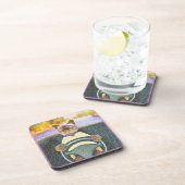 「Feline Driver」かわいい写真。買今 コースター (右側)