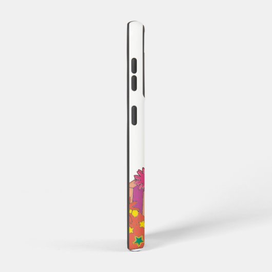 Feline Festive Cats Christmas Galaxy Case – White Samsung Galaxyケース (右側面)