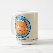 FELINE FINE COFFEE かわいいキャラクター猫 セニョールガト コーヒーマグカップ (正面左)
