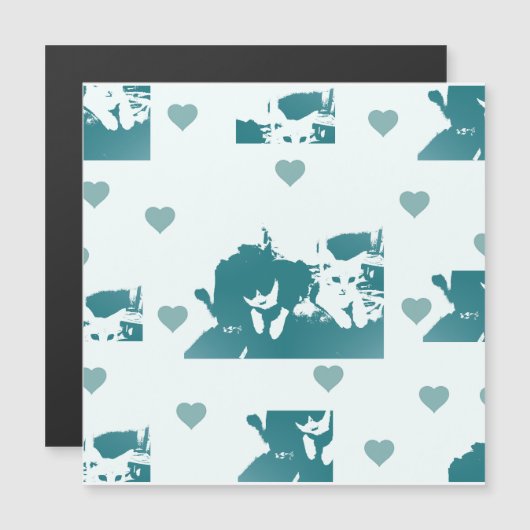 Feline Friends. Adorable Kitten Duo. (正面/裏面)