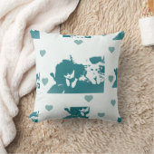 Feline Friends. Adorable Kitten Duo. クッション (ブランケット)