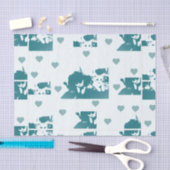 Feline Friends. Adorable Kitten Duo. 薄葉紙 (クラフト)