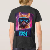 Feline Future: 2024 VR Vision Tシャツ (裏面)