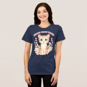feline good today トライブレンドＴシャツ (正面全面)