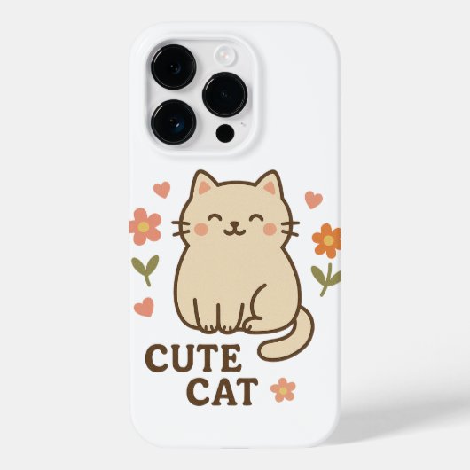 Feline in開花 Case-Mate iPhoneケース (裏面)