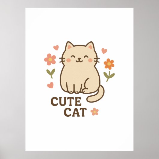 Feline in Bloom ポスター (正面)