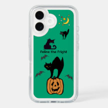 Feline the Fright ハロウィンネコ グリーンスペックケース