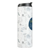 Felinetrovert猫好きの白い色 タンブラー (回転左)