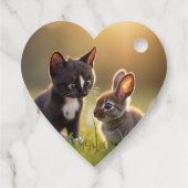 Felini & Fluffy:2人の友人の復活祭の物語 フェイバータグ (裏面)