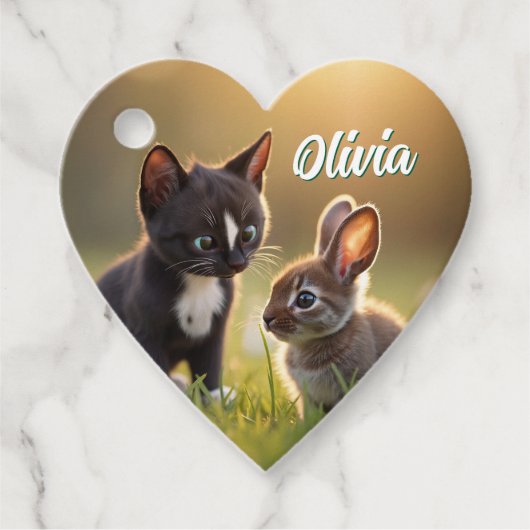 Felini & Fluffy:2人の友人の復活祭の物語 フェイバータグ (正面)