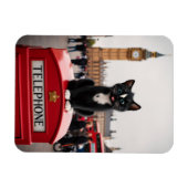 Felini on the Red Phone Booth: A London Adventure マグネット (横)