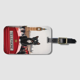 Felini on the Red Phone Booth: A London Adventure ラゲッジタグ