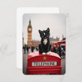 Felini on the Red Phone Booth: A London Adventure 招待状 (正面/裏面)